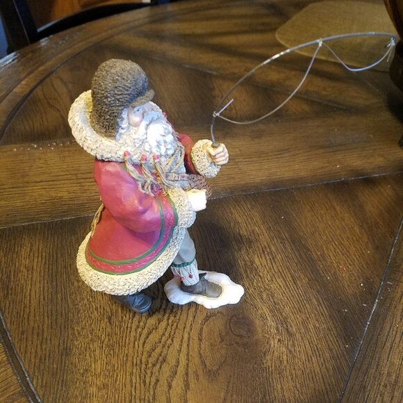 Midwest of Cannon Falls Collectible Fisherman Santa Claus 8" Figurine - Picture 6 of 7
